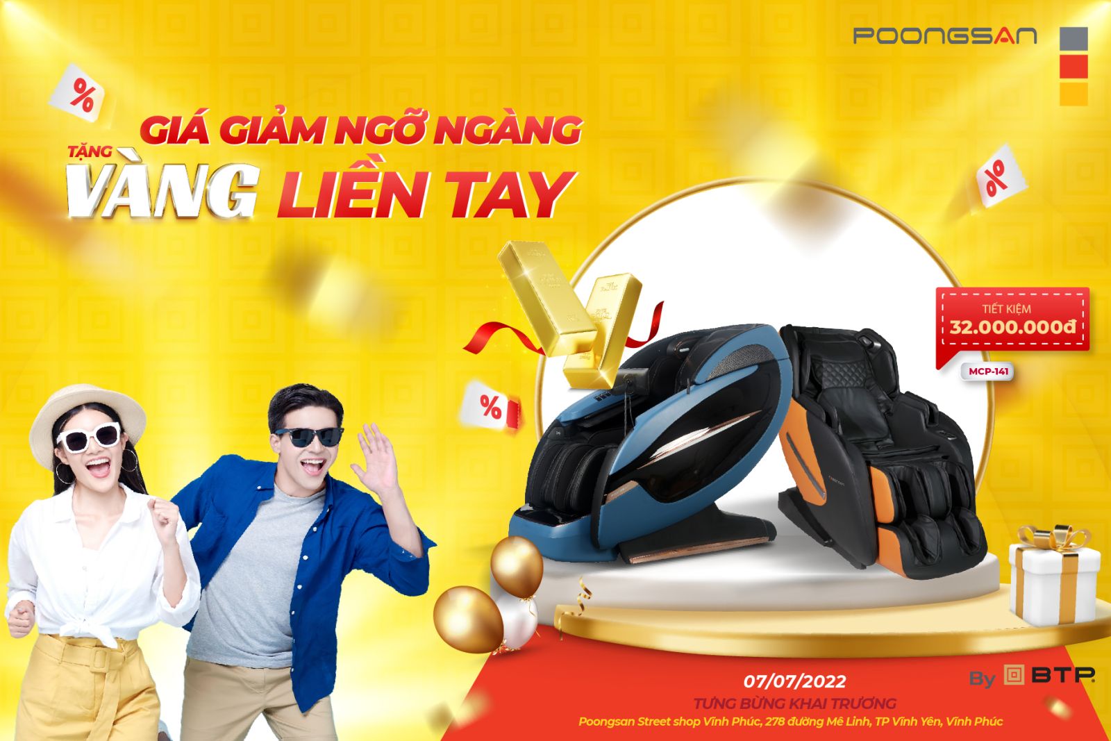 Khai trương Street Shop Poongsan Vĩnh Phúc tặng quà siêu hấp dẫn